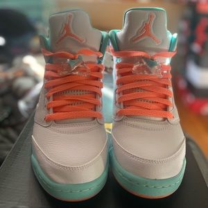 Jordan 5 light aqua